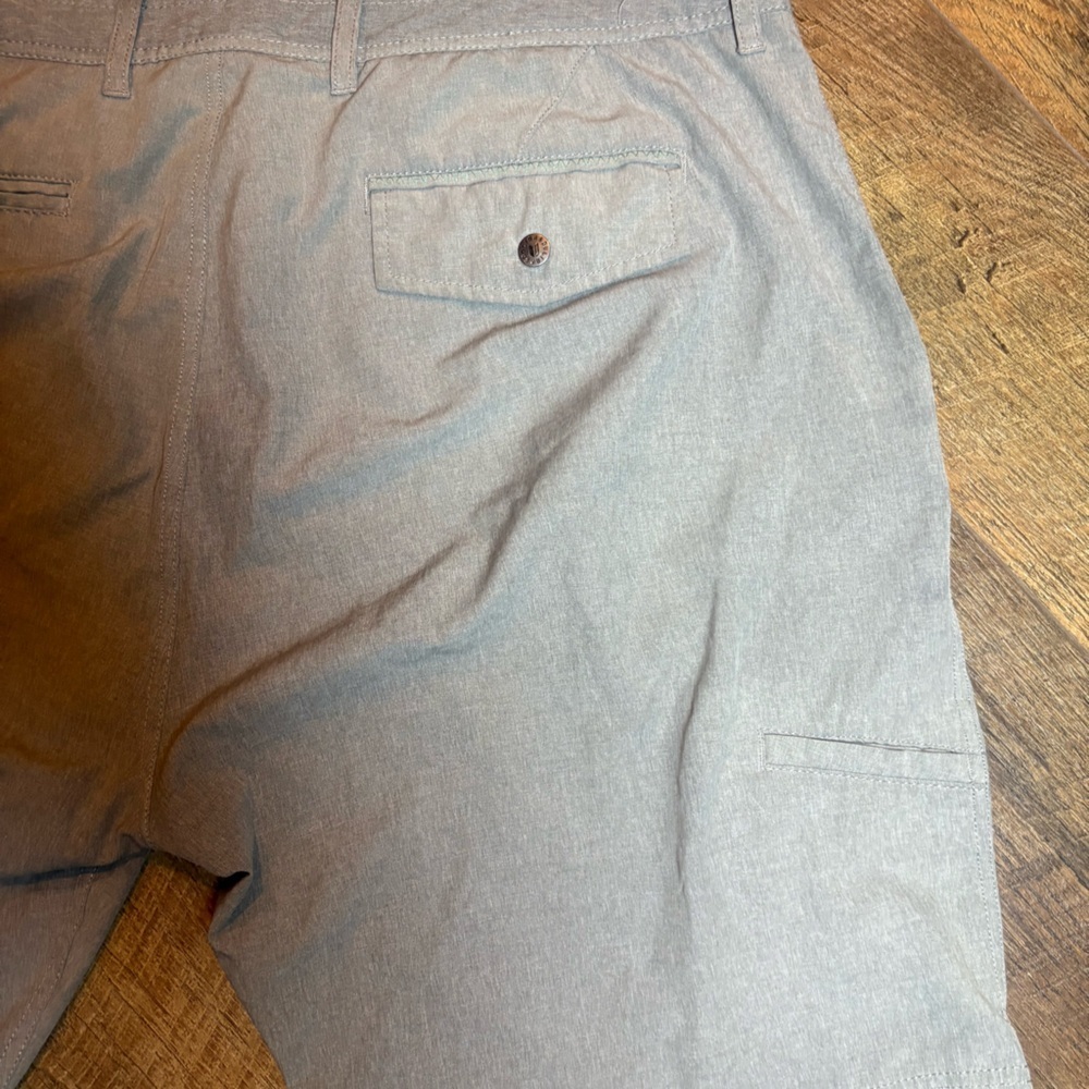 LinkSoul Men’s Size 38 Golf Shorts Performance Stretch 9.5” Inseam Gray - Picture 4 of 10